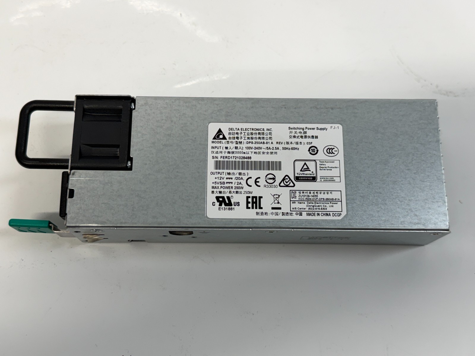 Delta DPS-250AB-81 250W Switching Power Supply