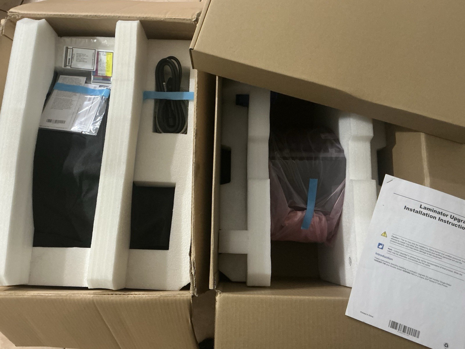 Zebra ZXP Series 9 ID Printer And Dual Sided Laminator Add-on Bundle