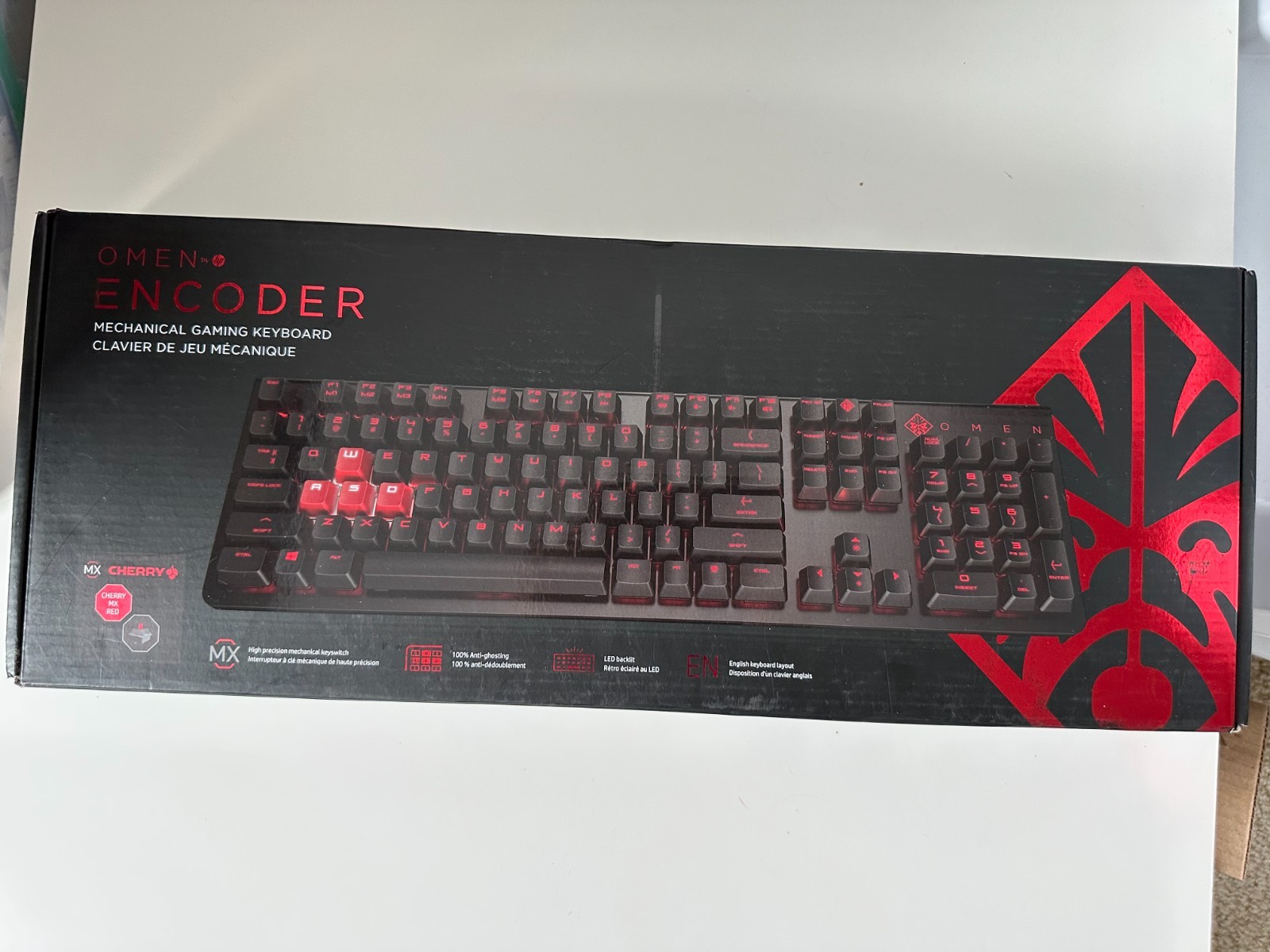 HP OMEN Encoder Mechanical Gaming Keyboard RGB Backlit USB Wired New