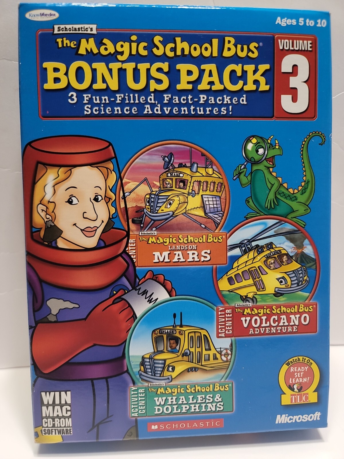 Scholastic’s The Magic School Bus Bonus 3 Pack Volume 3 Science Adventures NEW