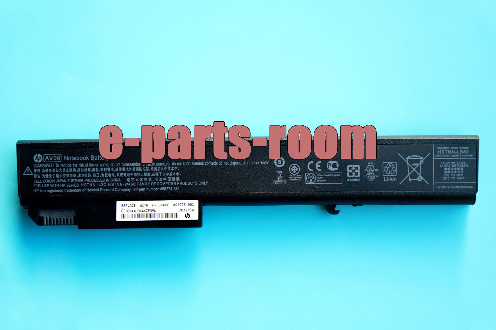 Genuine Battery AV08 for HP EliteBook 8530P 8530W 8540P 8540W 8730P 8730W 8740W