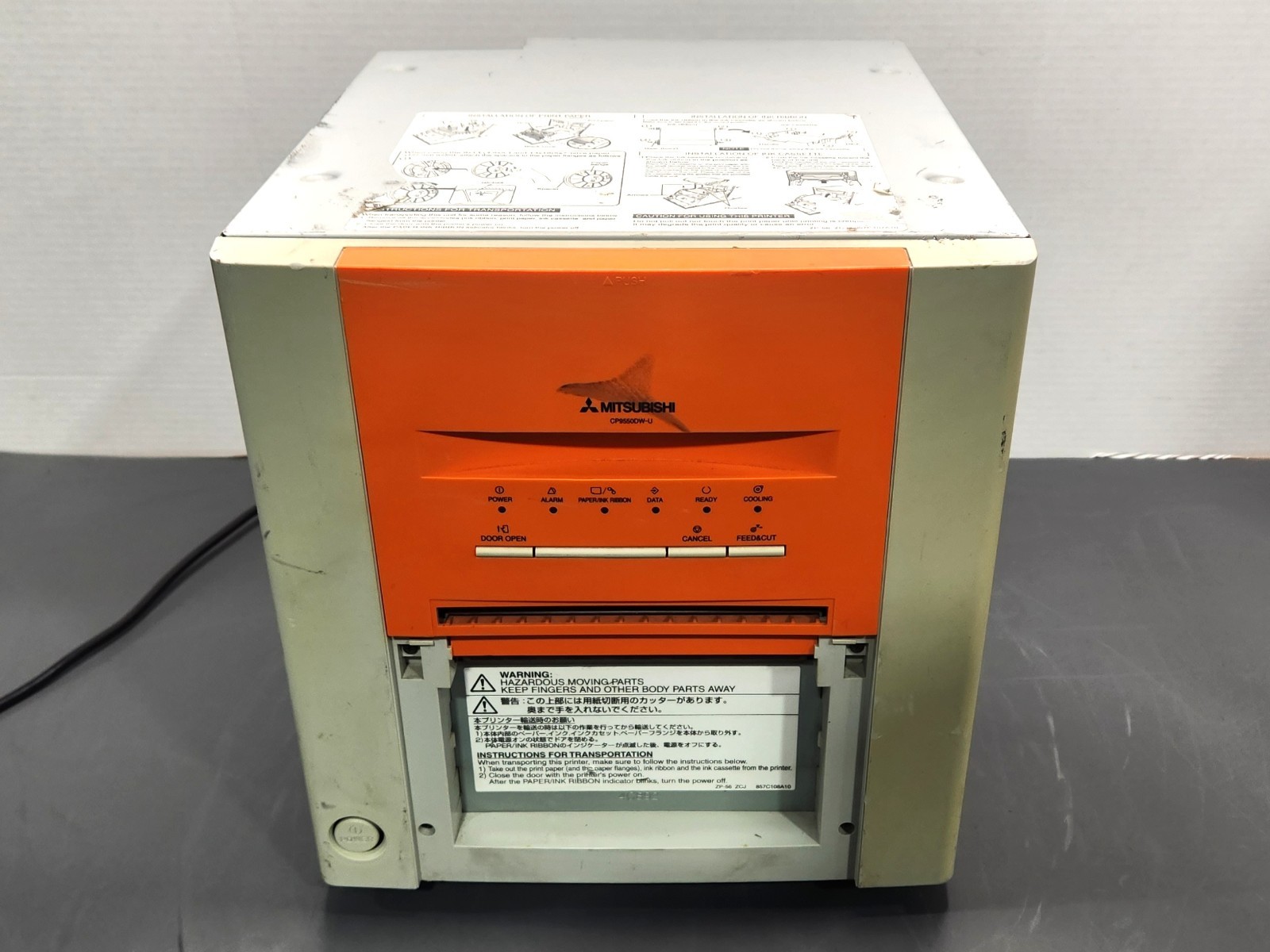 Mitsubishi Professional Digital Color Photo Printer CP9550DW-U Power Tested