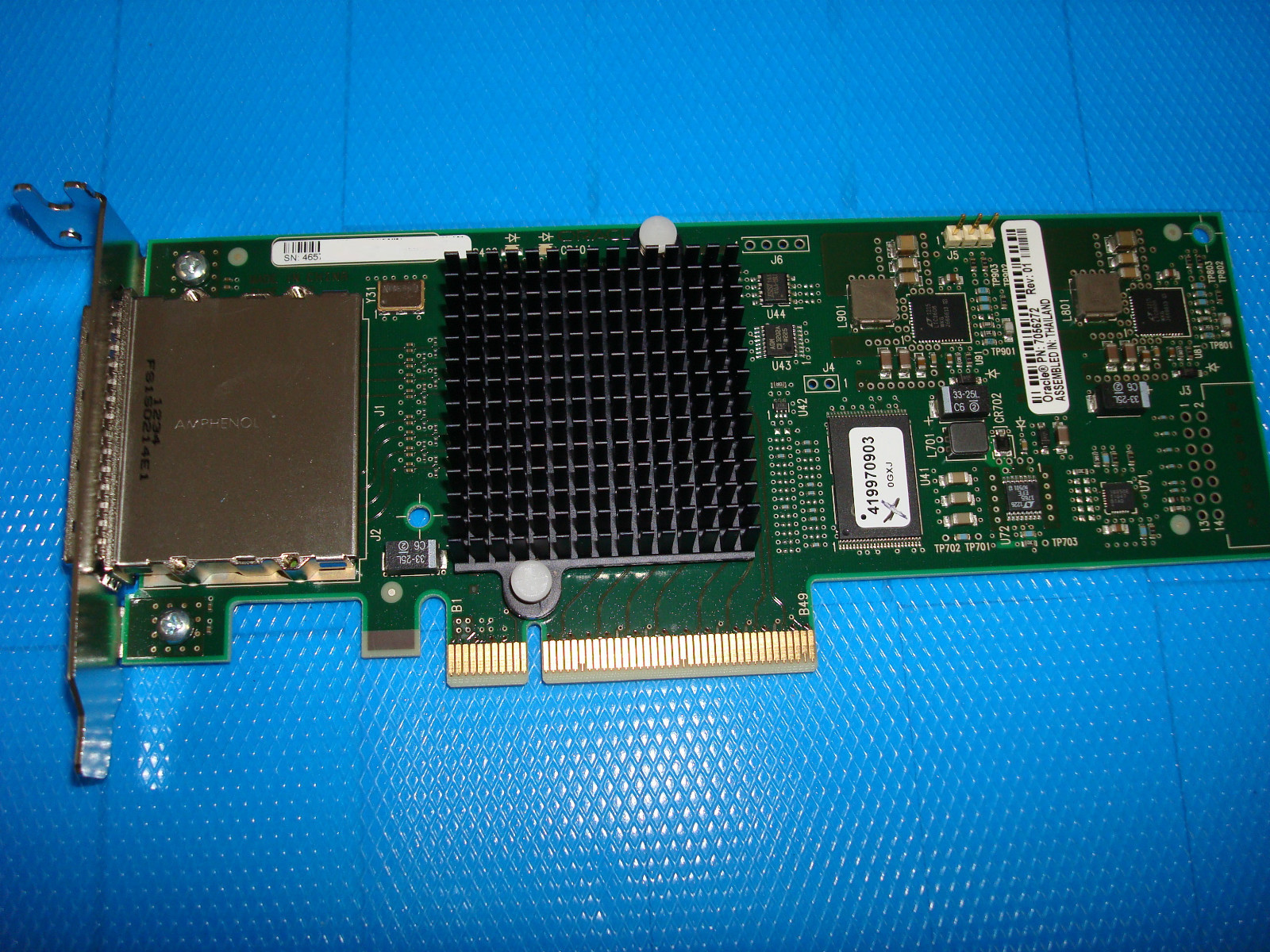 ORACLE / Sun SAS-2 RAID HBA Card 8-Port 6Gbps - 7056272 / 375-3609 - Good Cond.