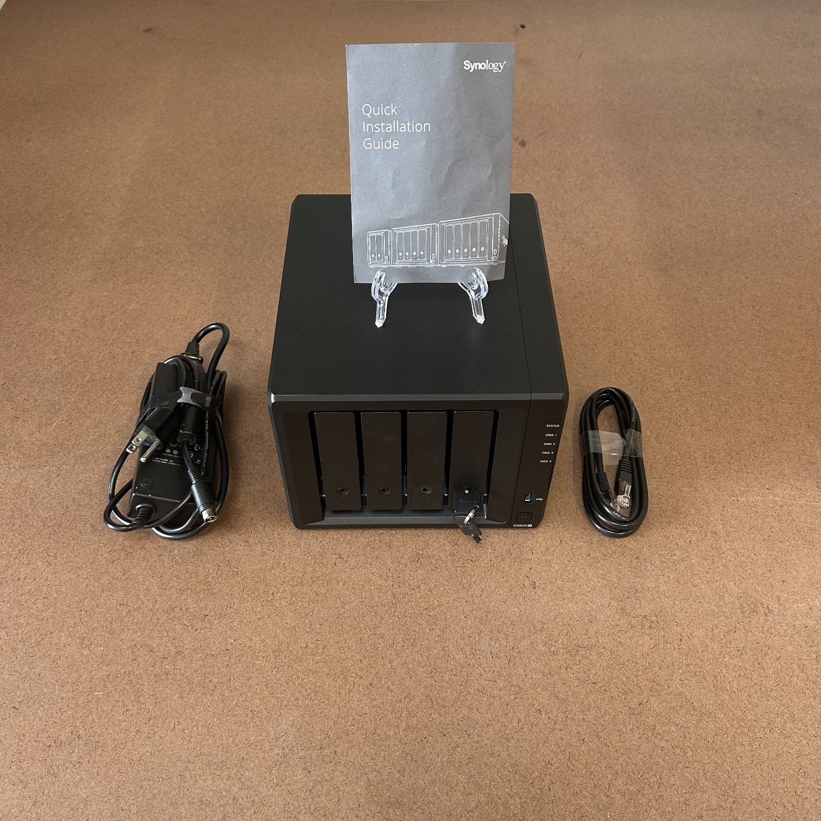 Synology DS920+ 4-Bay NAS + 2TB NVMe SSD Cache (Samsung 980 PROs)