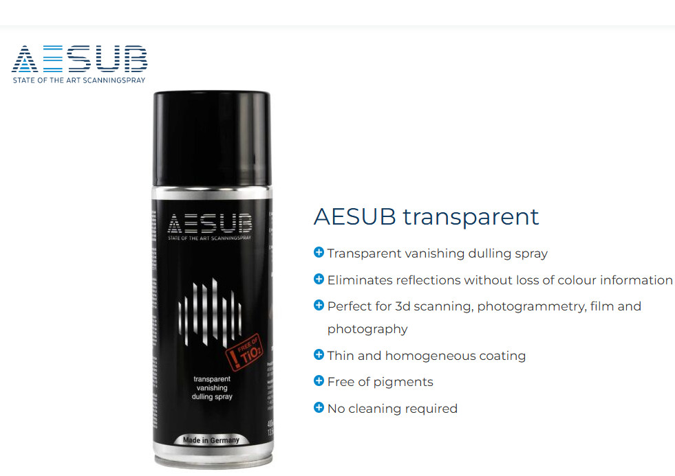 AESUB Transparent- 13.5 fl. oz. (400 ml) Aerosol Can - Disappearing 3d Spray