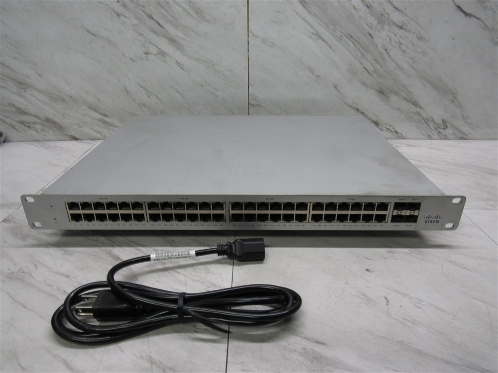 Cisco Meraki MS120-48LP 52 Port PoE+ Ethernet Network Switch MS120-48LP-HW