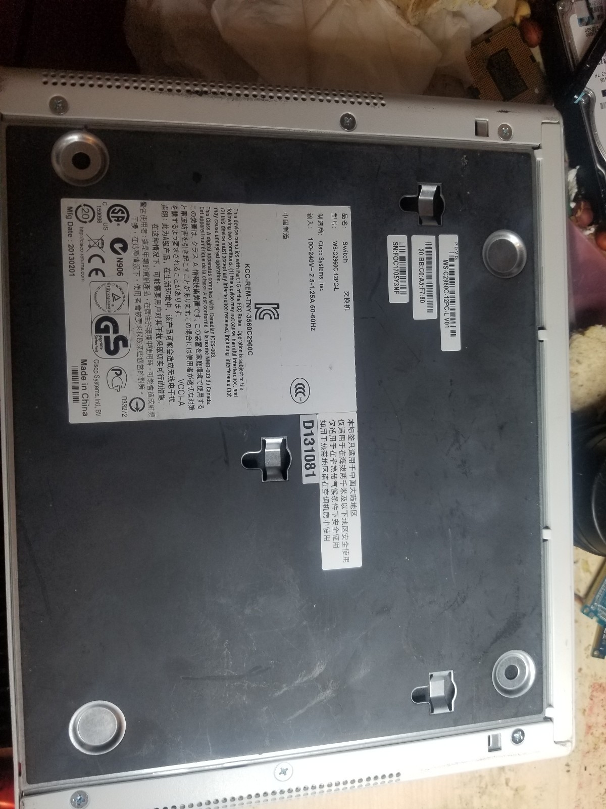 Cisco WS-C2960C-12PC-L Catalyst 2960-C 12-Port