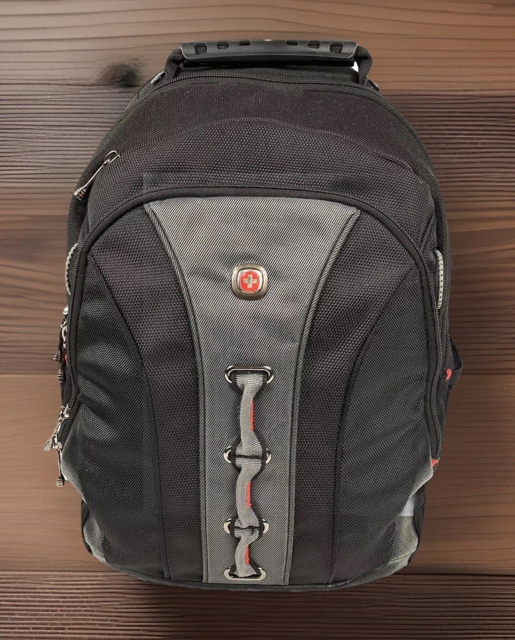 Wenger The Legacy Notebook Carrying Backpack 67329140 Black / Gray 16” Laptop