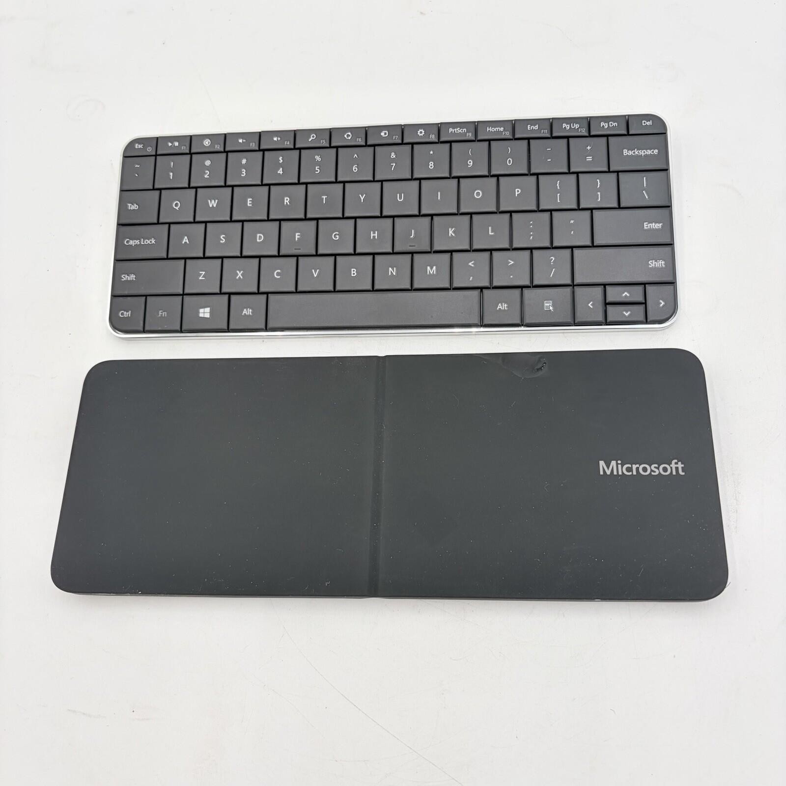 Microsoft Wedge Mobile Keyboard Wireless Bluetooth Portable W/Cover Model 1521