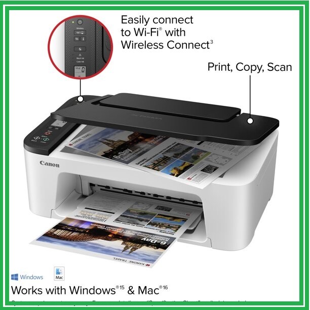 New Canon 3522(3722) wireless-All in one Printer-Scan/Copy for College/School