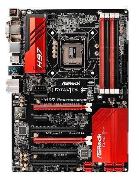 For ASROCK H97 Performance Motherboard LGA1150 DDR3 32G DVI+HDMI+VGA ATX Tested