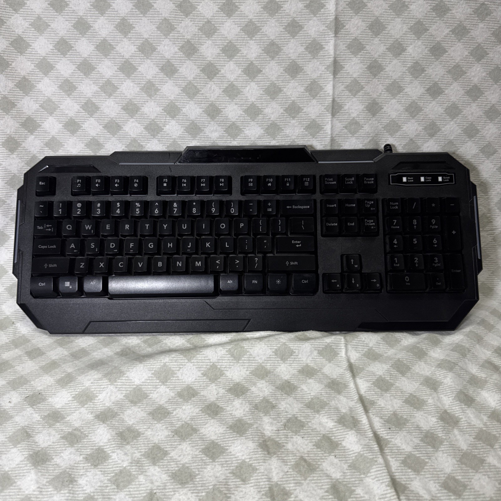 BUGHA RGB Class 1 LED USB Wired Gaming Keyboard for PC