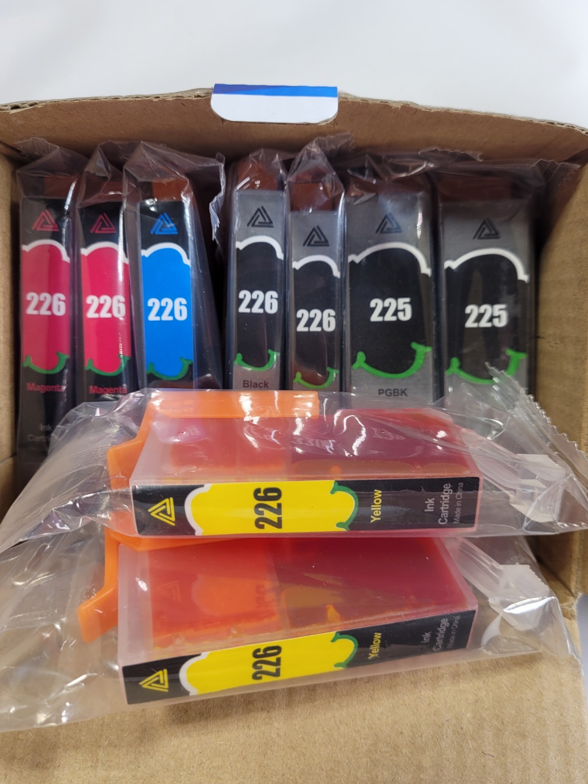 EZ Ink 9 Pack 225 & 226 Ink Cartridges 2 Yellow, 1 Cyan, 2 Magen, 2 Black,2 PGBK