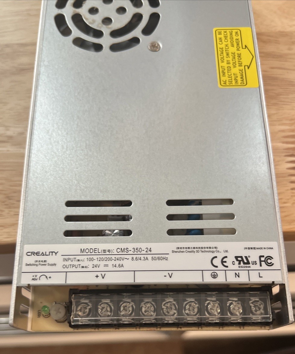 Creality CMS-350-24 3D Printer Power Supply 350W 24V DC