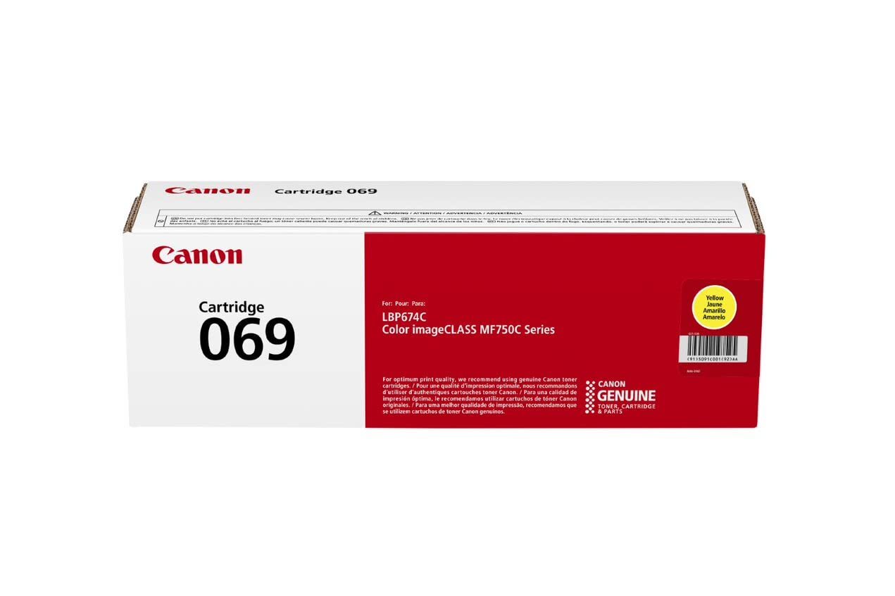 Canon Genuine Toner 069 High Capacity Yellow CMY for LBP674Cdw MF753Cdw