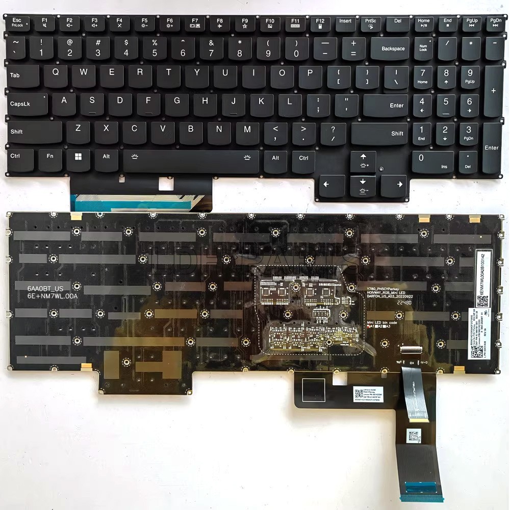 New US RGB Backlit Keyboard For Legion Pro 7 16IRX8H 16ARX8H Pro 7 16IRX9H 83DE