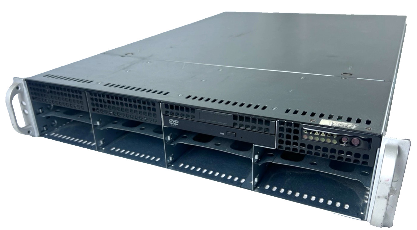 Supermicro X8DAH CSE-825 8Bay LFF Server 2x Xeon E5620 @ 2.40GHz NO RAM/HDD/PSU