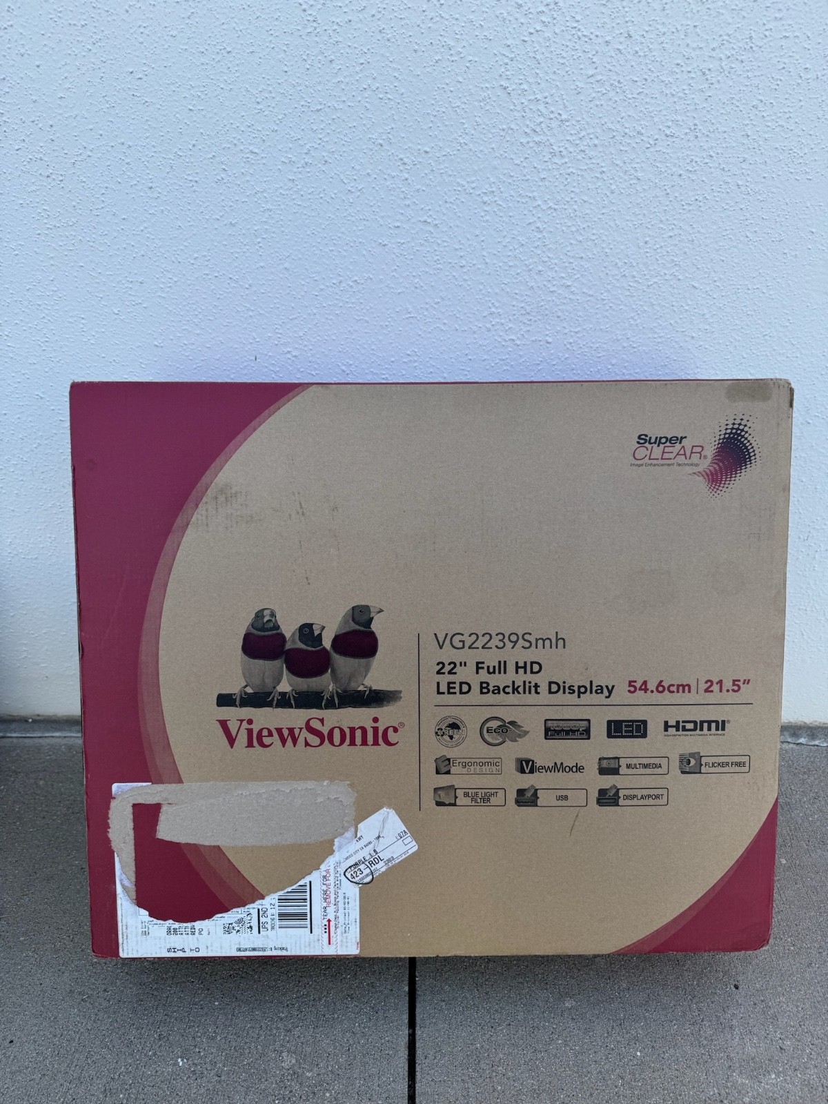Viewsonic 22" Full HD LED Backlit Monitor VG2239SMH-2