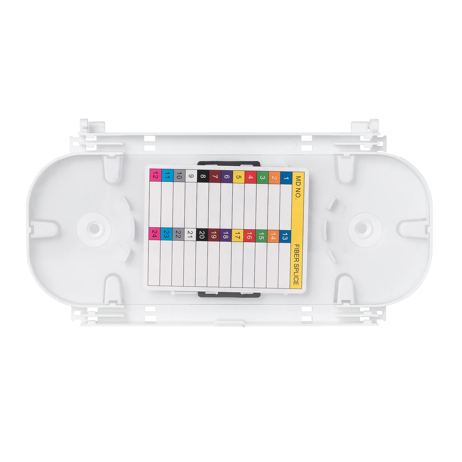 12/24 Cores Fiber Optic Splice Tray Splicing Cassette Enclosure