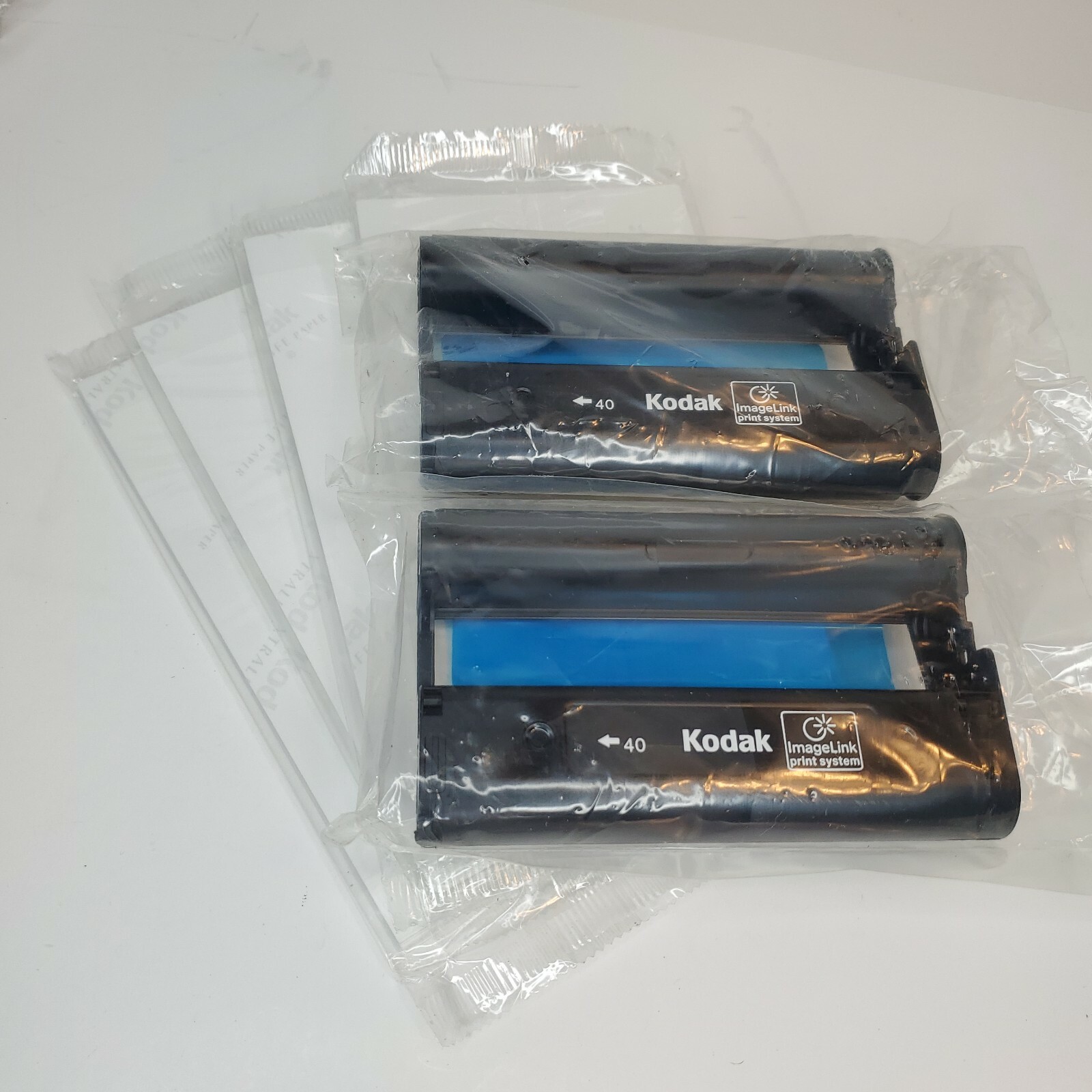 Kodak EasyShare PH-40 (2) Color Cartridges & (4) Packs Photo Paper PH-80