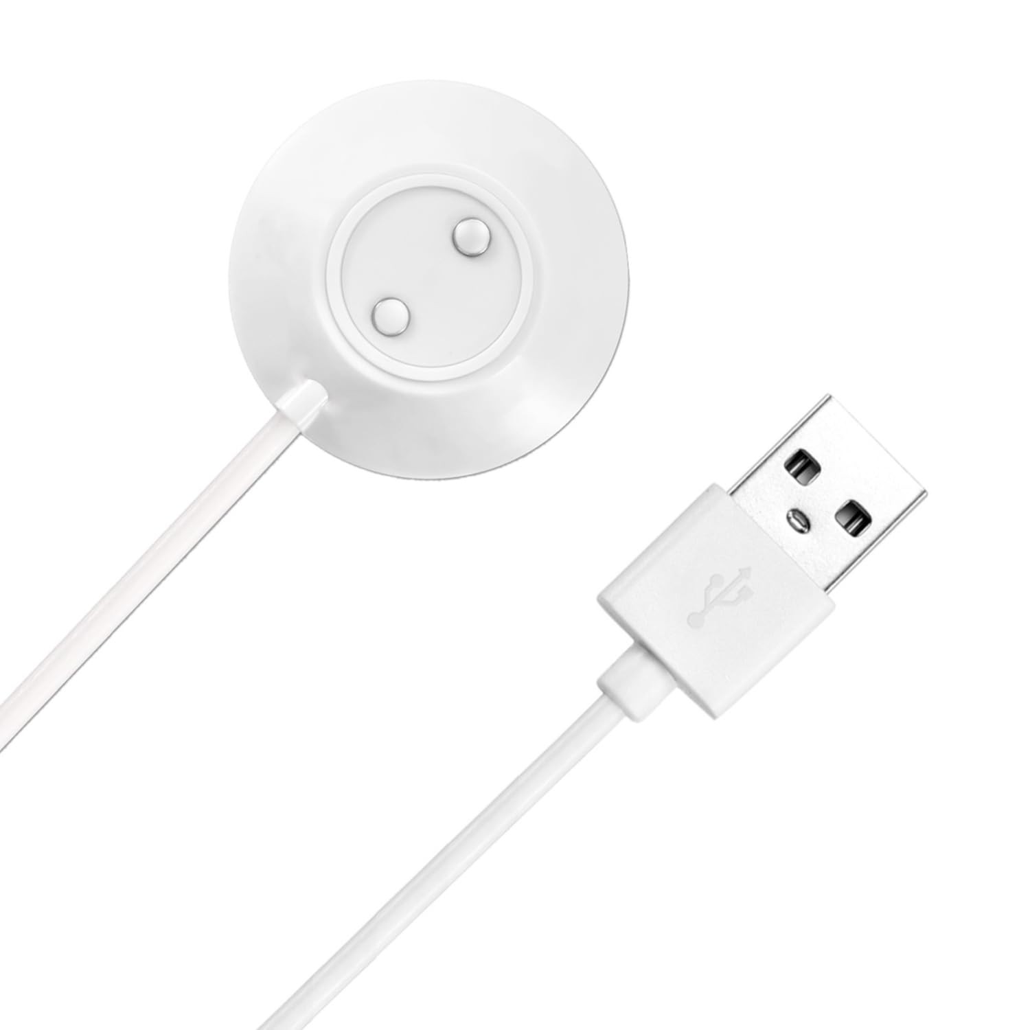 Rose Charger Replacement 12mm Magnetic USB Cable 2.5Ft, White