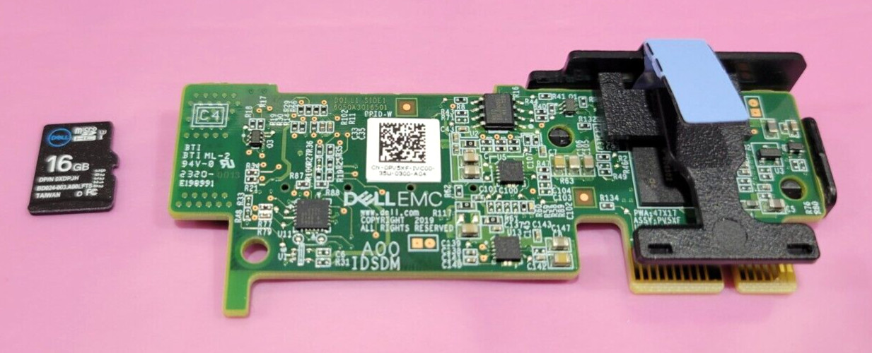Dell PV5XF Internal D-SD Card Reader  for 15th Gen Servers R350 R650 With SD 16G