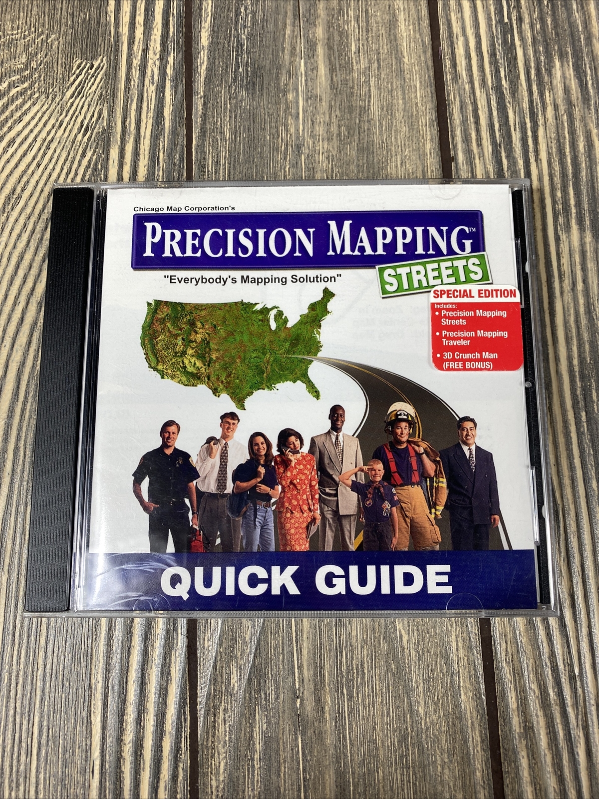 Chicago Map Corporations Precision Mapping Streets Version 3.5 Computer Disc PC