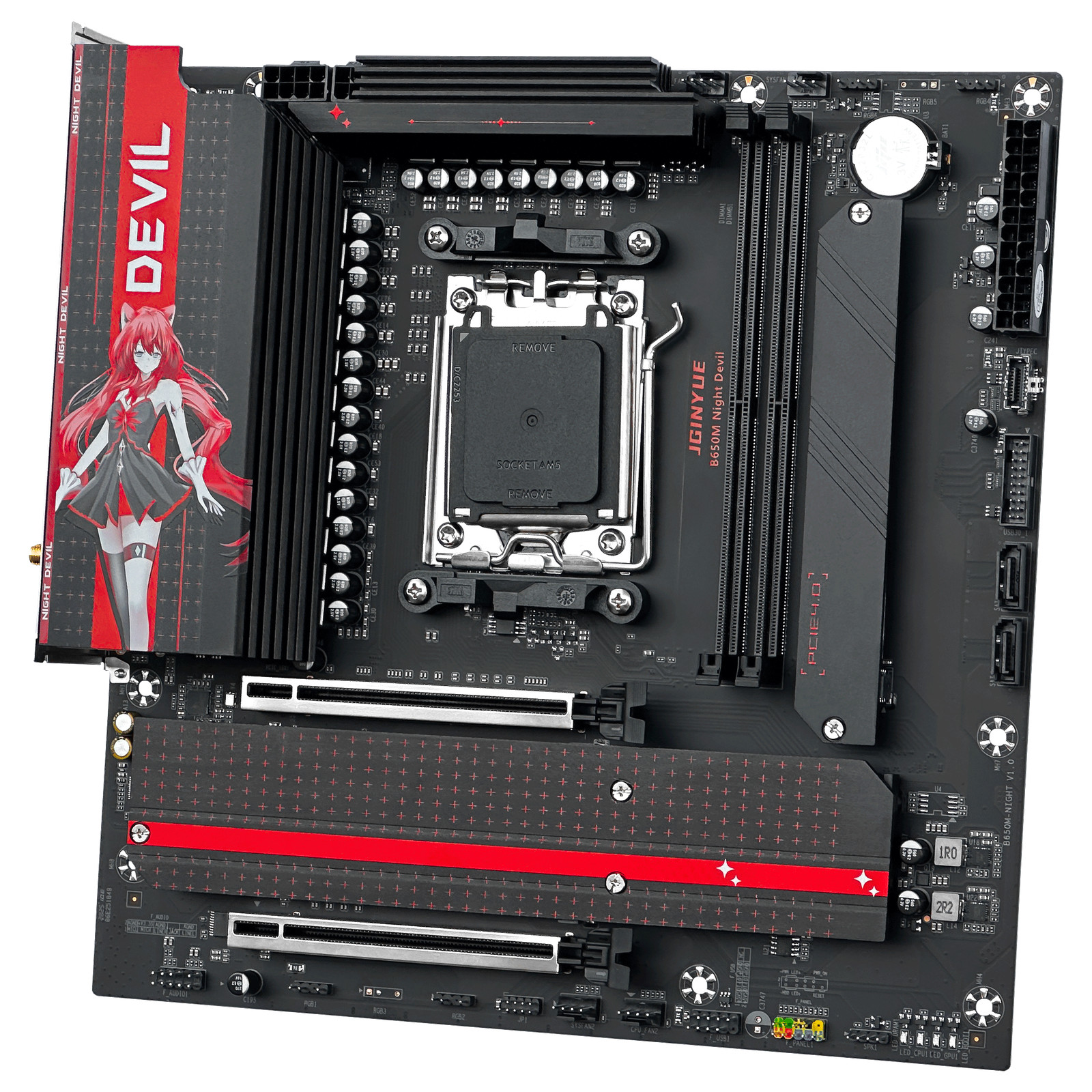 JGINYUE B650M Night Devil AM5 DDR5 Motherboard Quick delivery