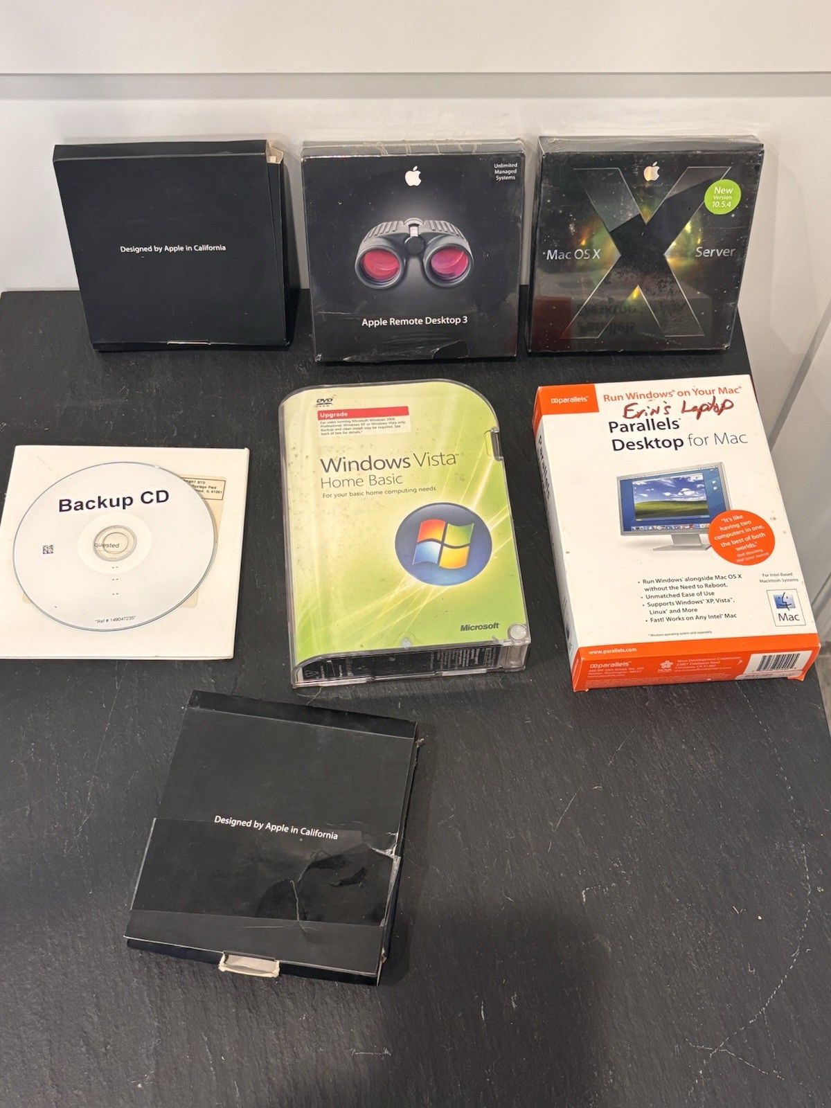 Sealed Apple Mac OS X Server 10.5.4 Retail + Remote Desktop 3, Vista Lot