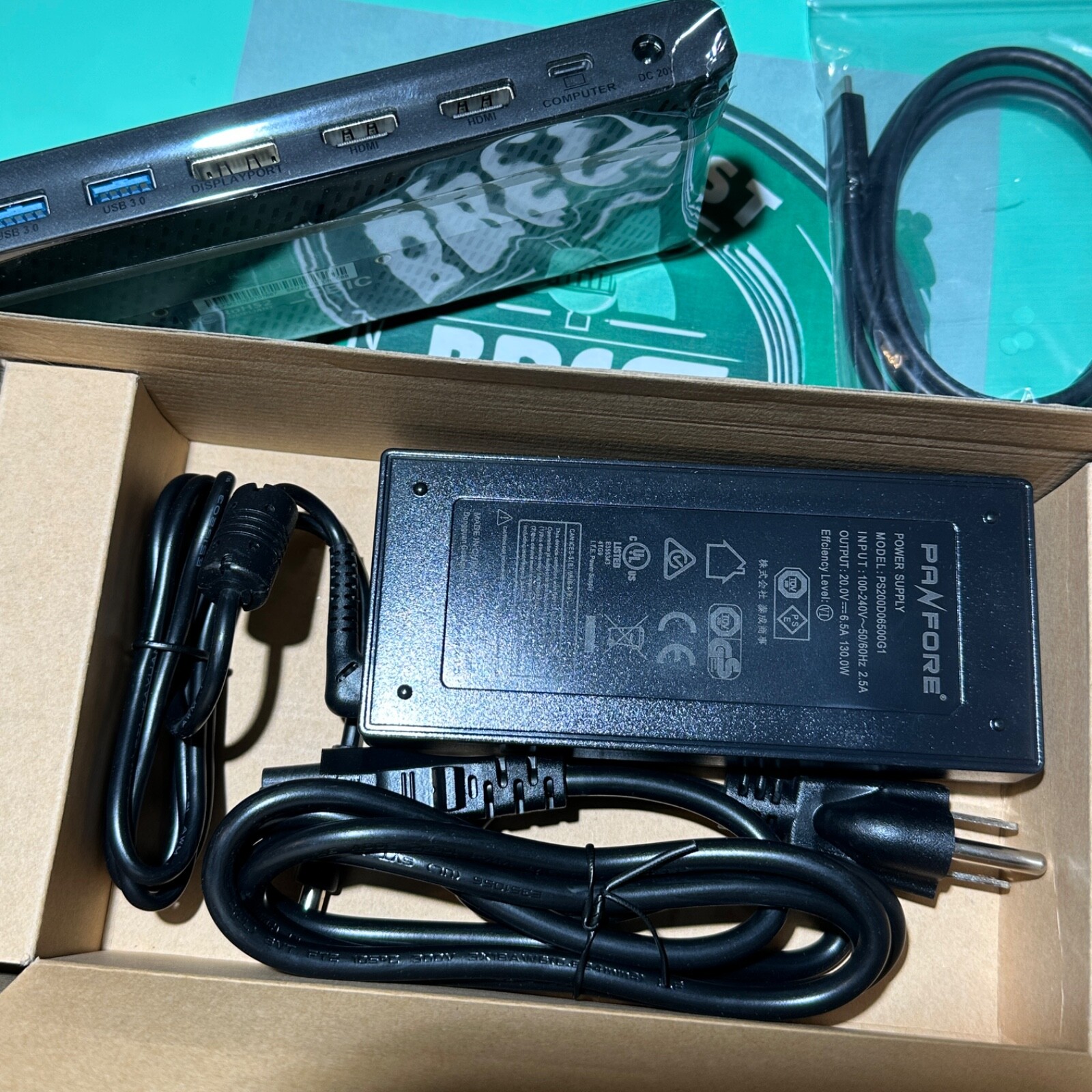 Brydge Stone C USB-C Dock 12-Port 100W PD HDMI DisplayPort Ethernet NEW