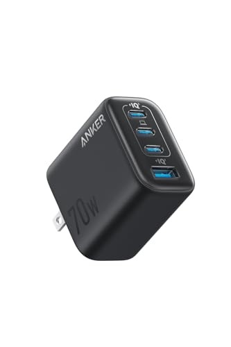Anker Zolo Charger 70W 4 Ports Black [PD Compatible/PSE Technical Standards