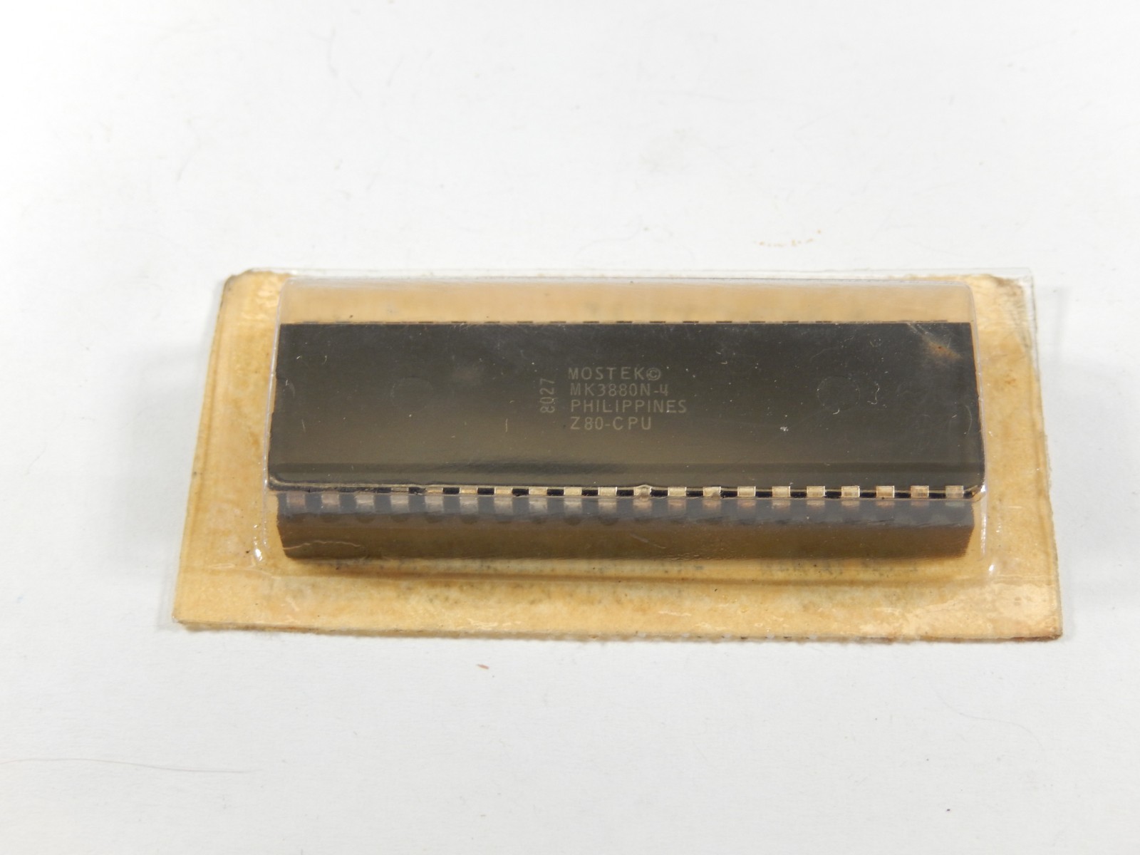 NOS MOSTEK MK3880N-4 Z80 8-BIT CPU DIP-40 PIN IC INTEGRATED CIRCUIT