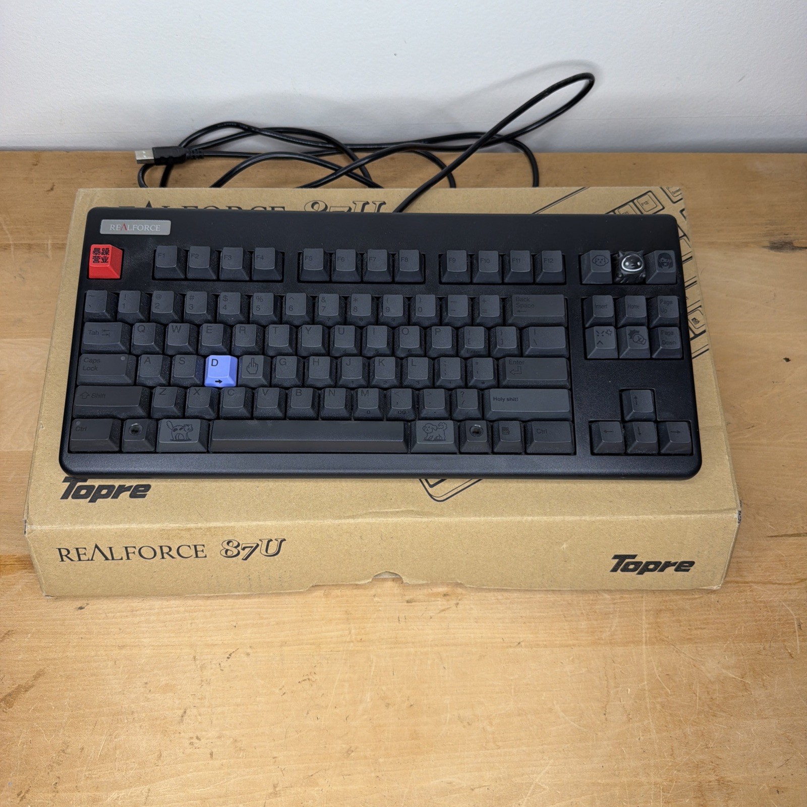 Topre Realforce 87UB SE17T0 Capacitive Keyboard US Layout Tested Original Box