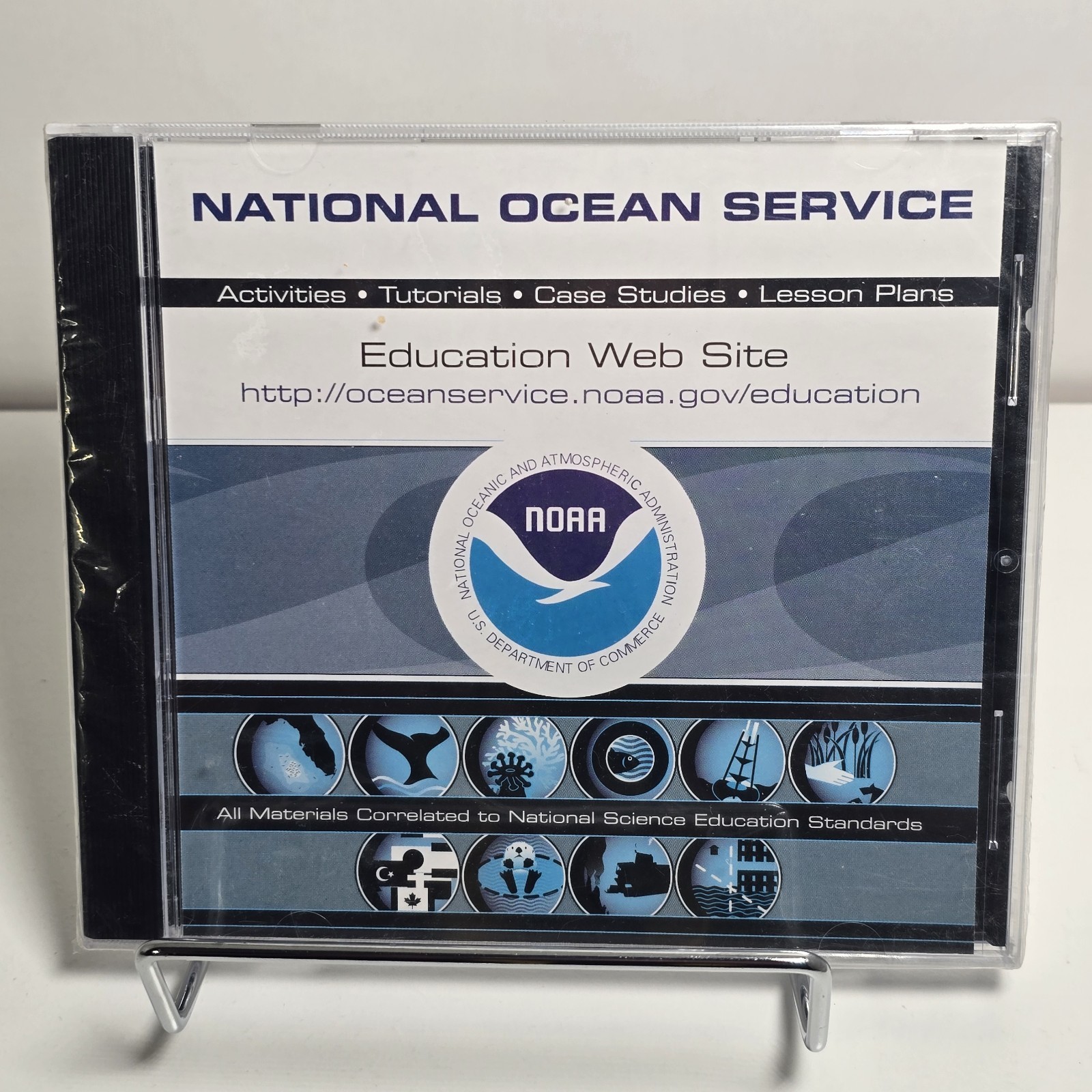 NOAA National Ocean Service Education Web Site CD-ROM Factory Sealed New NOS