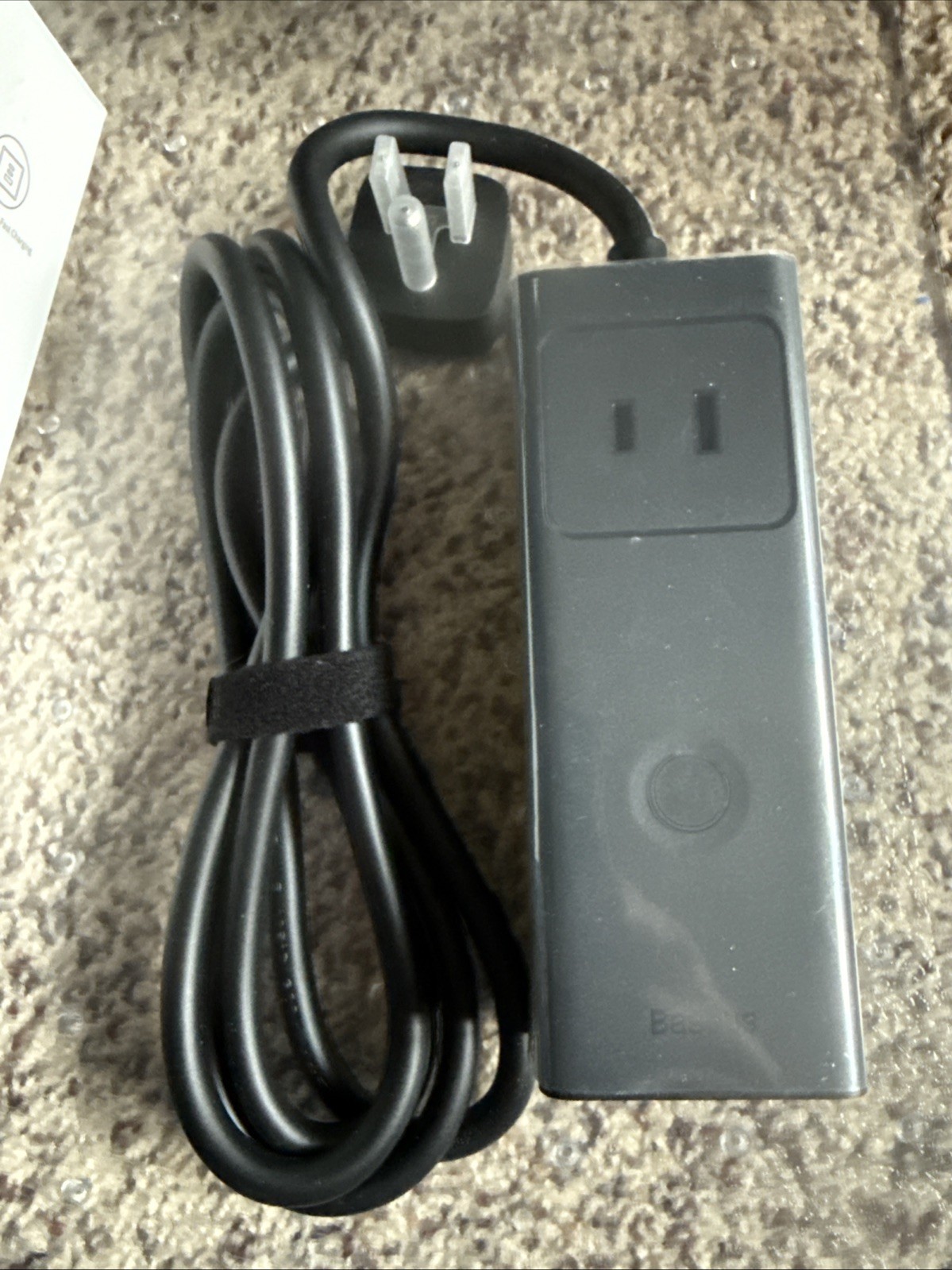 Baseus Powercombo Powerstrip Surge Protector USB-C USB-A 3x AC Power Plugs