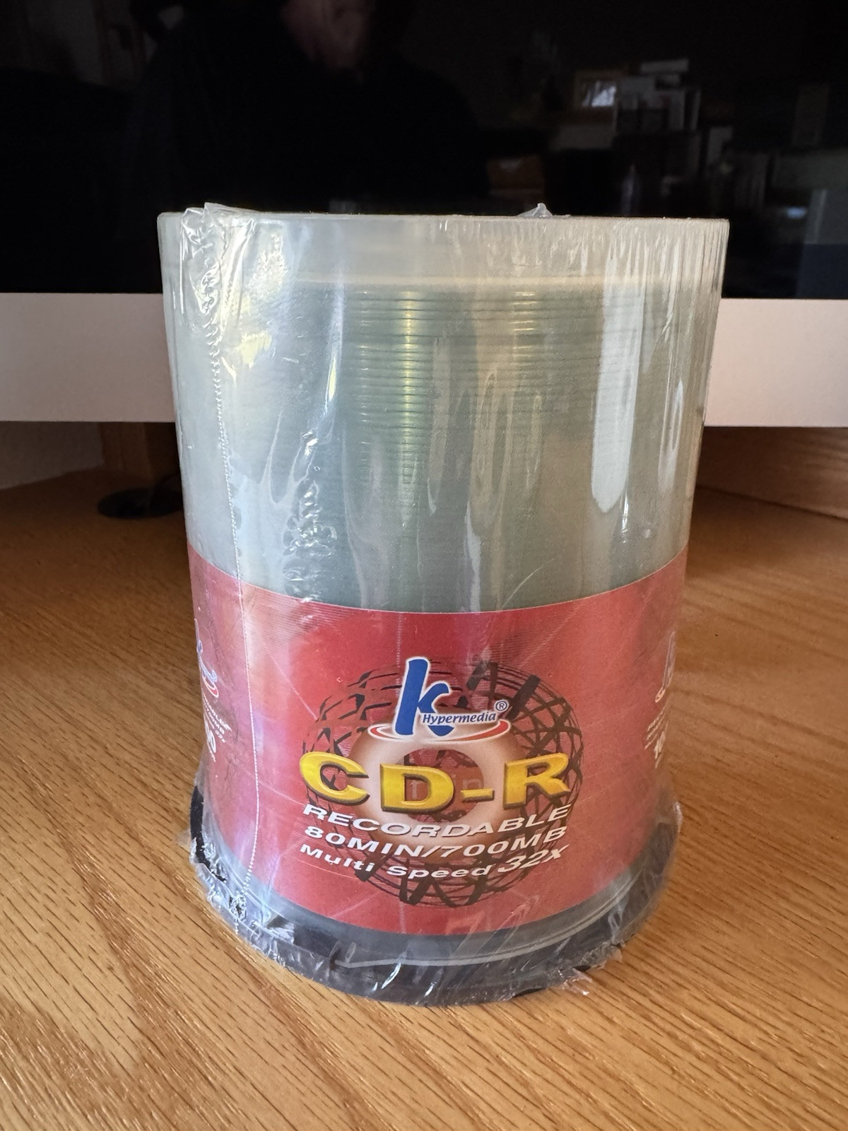 K Hypermedia Blank CD-R 100 Pack 80 Min 700 MB Recordable Multi Speed 48X