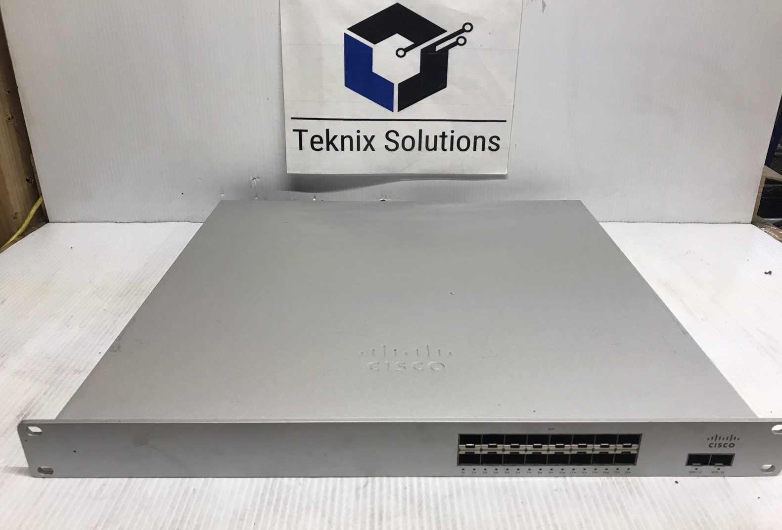 Cisco Meraki MS410-16 16-Port SFP Network Switch *UNCLAIMED* *Partially Tested*