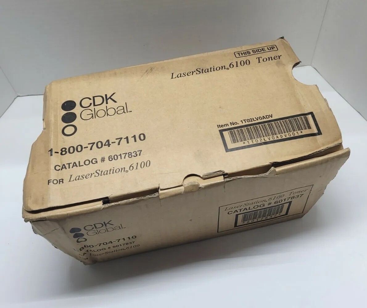Genuine CDK Global LaserStation 6100 Toner Cartridge 6017837 - New Open box