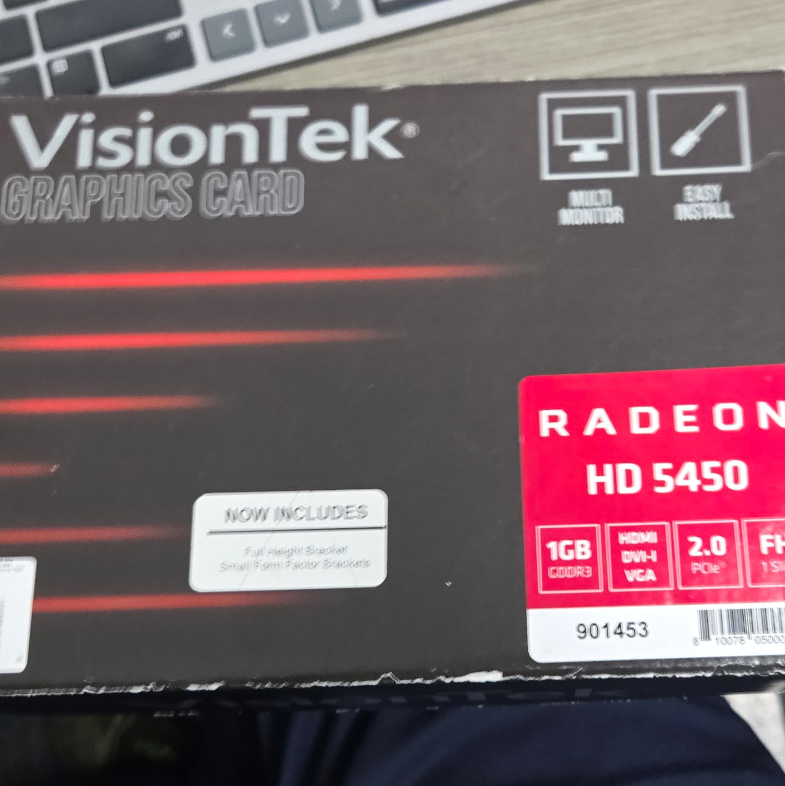 VisionTek ATI Radeon HD 5450 1GB DDR3 PCIe 2.0 x16 SFF HDMI DVI VGA