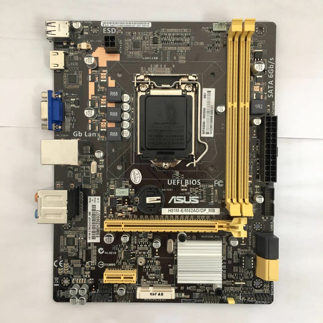 For ASUS H81M-E/M52AD/DP_MB Motherboard LGA1150 M-ITX 100% Tested Working