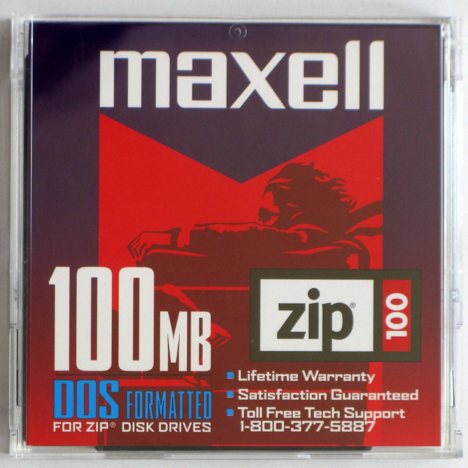 Maxell & iomega Zip 100 Disks, 100MB Capacity, IBM Formatted, New & Used