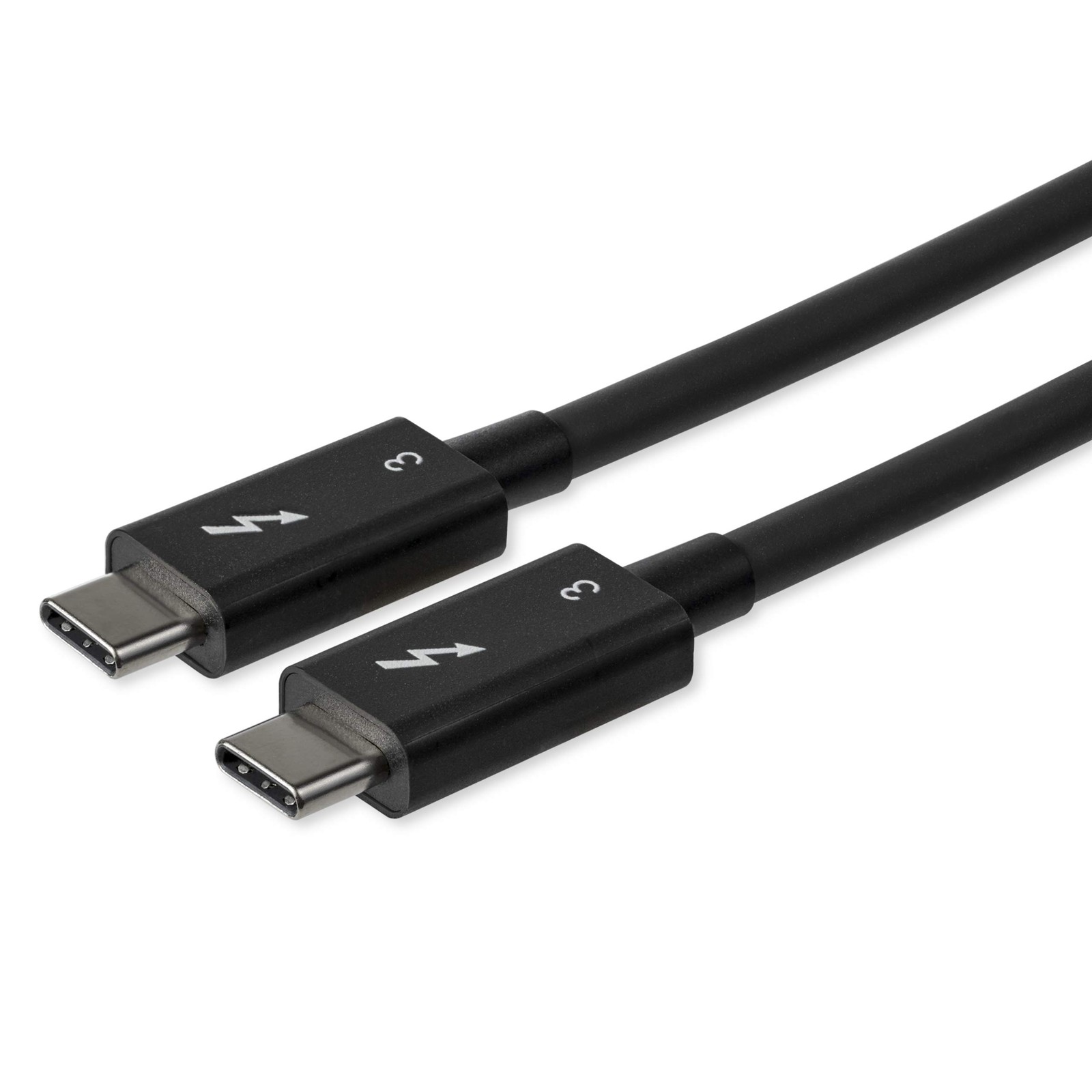 StarTech.com 2.6ft (80cm) Passive Thunderbolt 3 Cable, 40Gbps, 100W PD, 4K/5K Vi