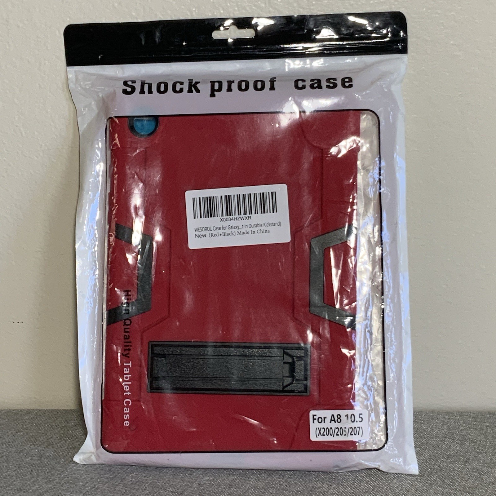 Tablet Case for Samsung Galaxy Tab A8 10.5 Shockproof Kickstand Red Black New