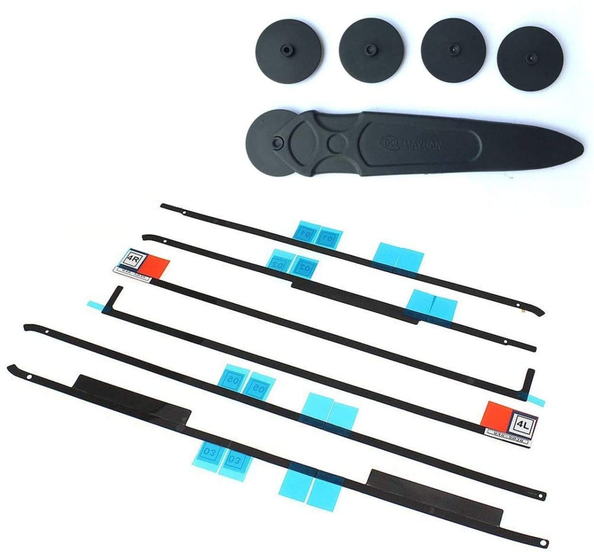LeFix Replacement Display Adhesive Tape Kit+Opening Cut Wheel Tool Kit for iMac