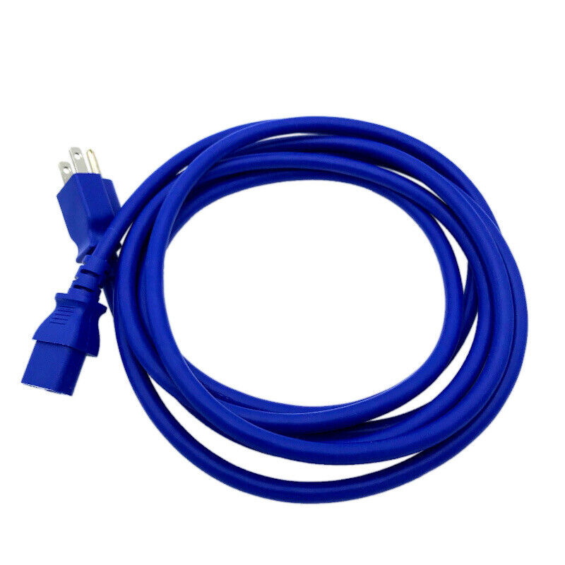 10\' Blue Power Cord for AOC MONITOR 2330V Replacement AC Cable