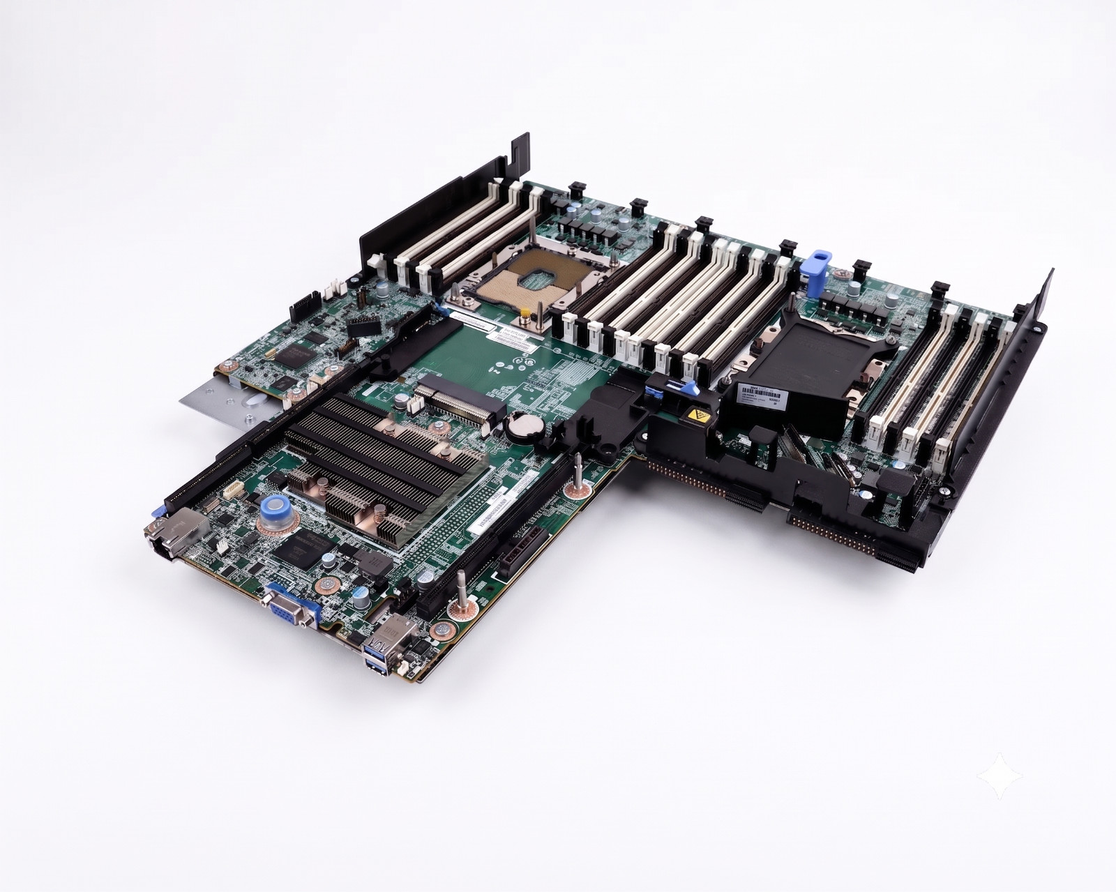 Lenovo 02YH368 ThinkSystem SR630 Gen 2 System Board + 2x 01KP656 1U Heatsinks