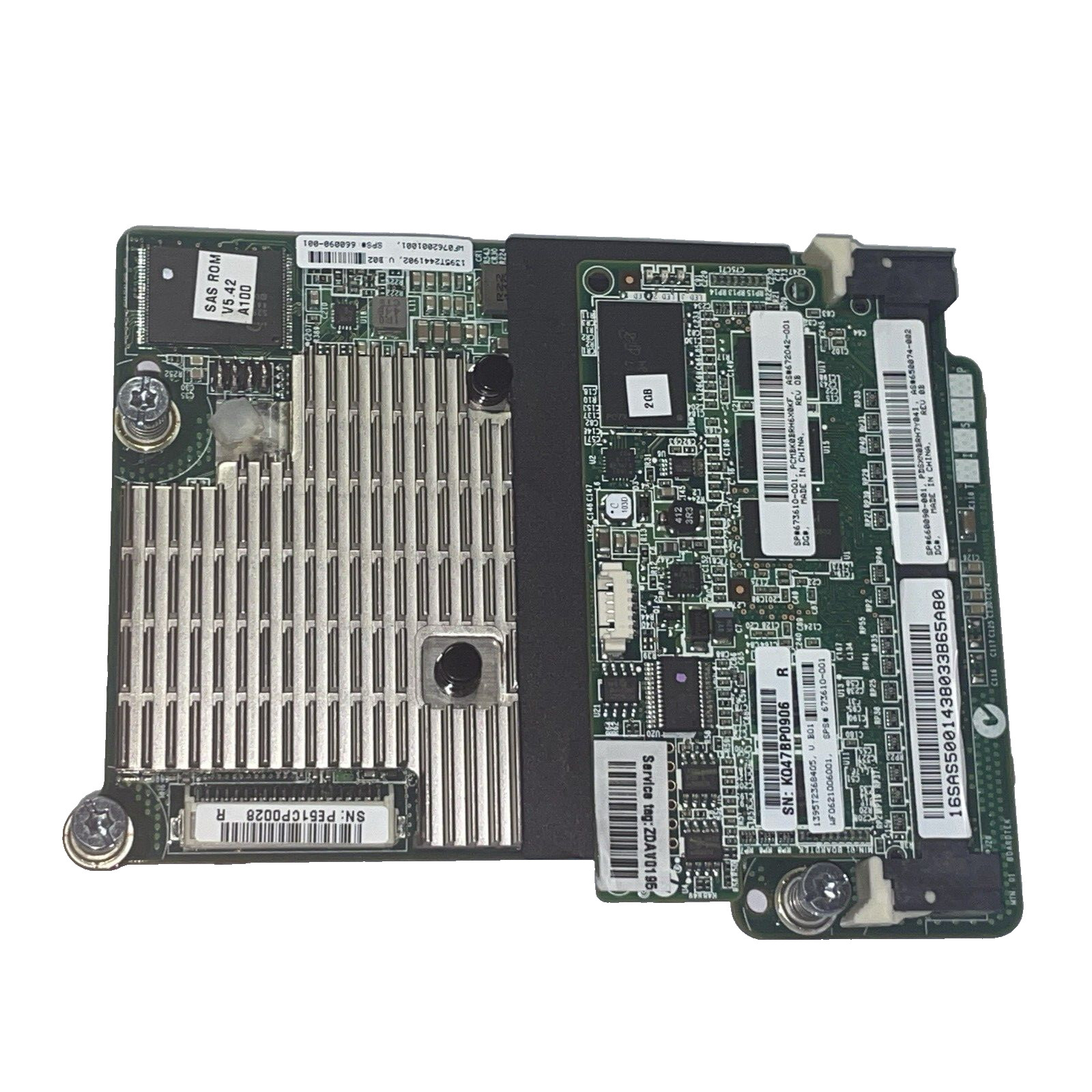 HP 655636-B21 P721m 512MB FBWC 6GB 4-Port SAS Controller Mezzanine for bl460c