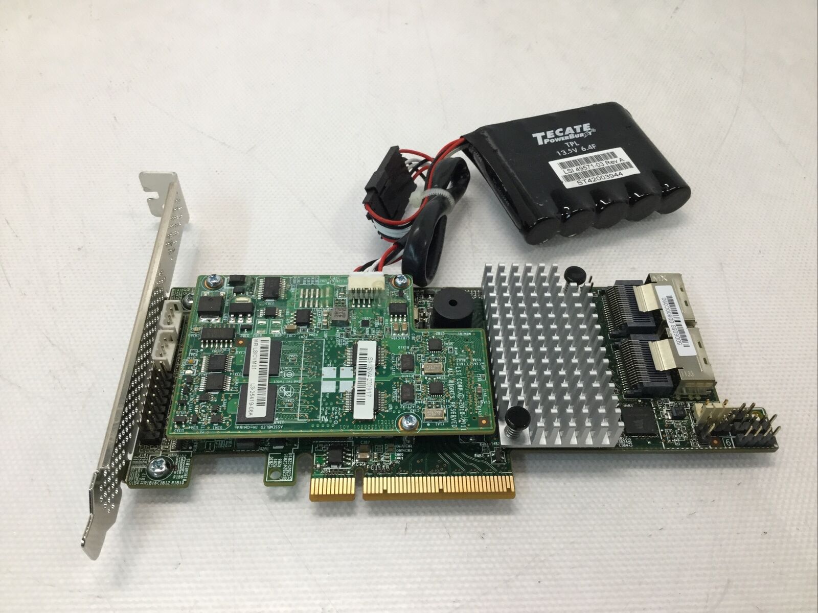 LSI 9271-8i SATA 1GB Controller RAID 5 6G PCIe x8 3.0 +LSI00297 CVM01 Battery