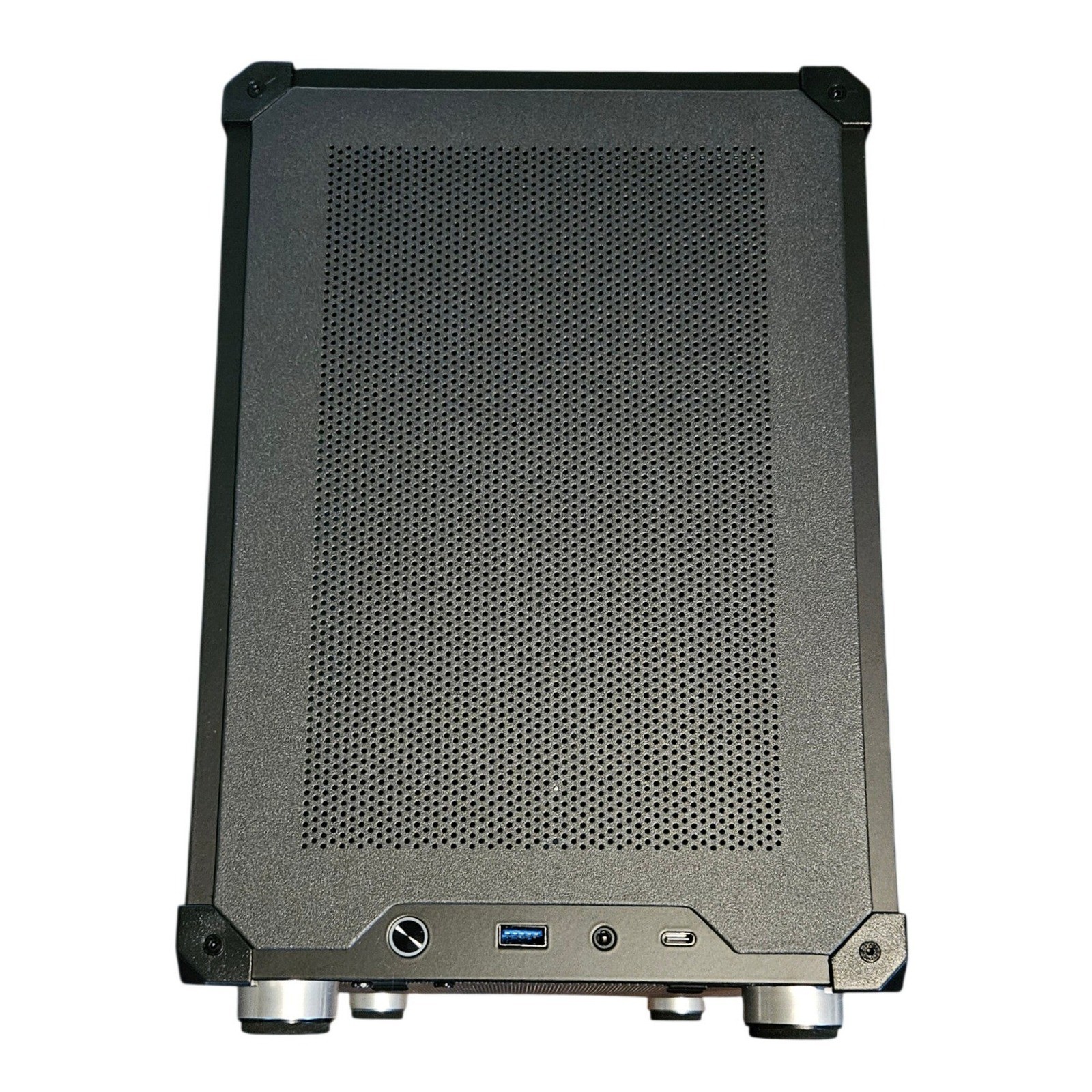 Jonsbo C6 Max Handle Case Black Micro-ATX Mesh PC Chassis with Glass Side Panel