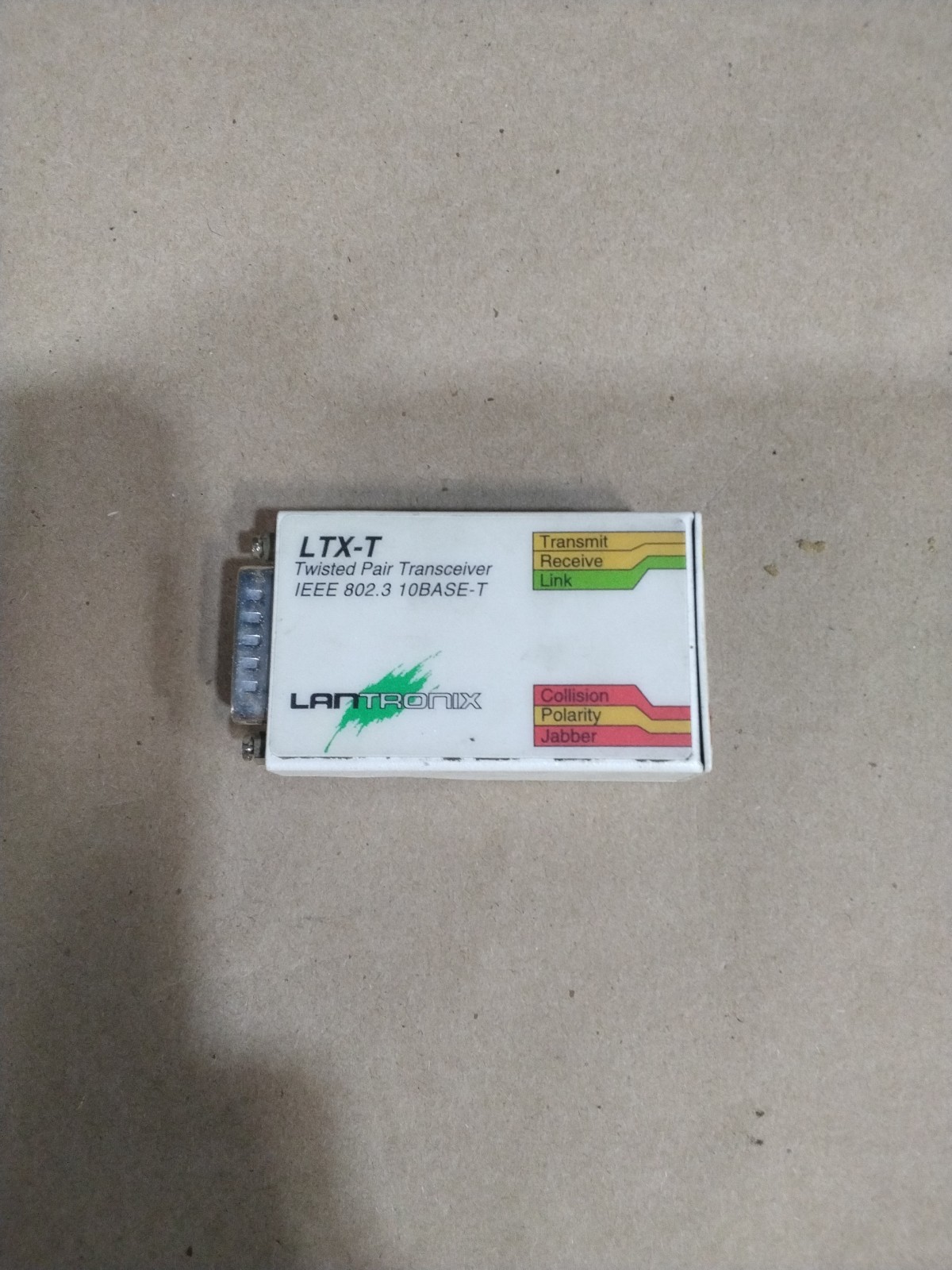 Lantronix LTX-T Twisted Pair Transceiver IEEE 802.3 10Base-T
